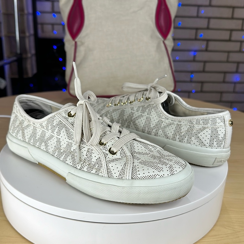 π₯ Michael Kors - Boerum Signature Logo Sneakers - Picture 1 of 16